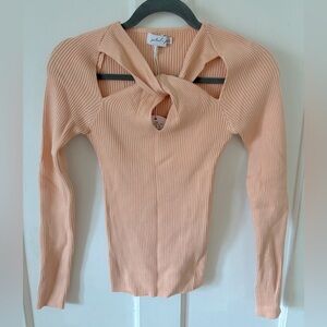 Petal & Pup Cutout Detail Sweater